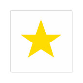 "Gold Star" Zelfinkt stempel (Design)