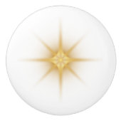 Gold Starburst Keramische Knop (Voorkant)