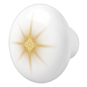 Gold Starburst Keramische Knop (Rechts)