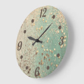 Gold Stardust op Zee Green Grote Klok (Hoek)