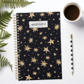 Gold Stars Black Sky tendance Starry