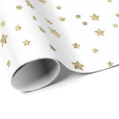 Gold Stars Cadeaupapier (Rol Hoek)