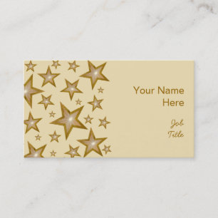 Gold Stars carte de visite