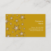 Gold Stars carte de visite côté or (Dos)