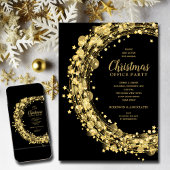 Gold Stars Cercles Noël Vacances Invitations