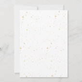 Gold Stars Christmas Invitation (Dos)