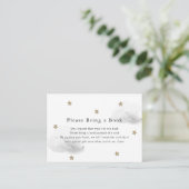 Gold Stars & Grey Clouds Neem a.u.b. een Kaart mee (Staand voorkant)