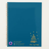 Gold Stars Holiday Design avec marque d'entreprise (Devant)