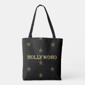 Gold Stars Hollywood Star Tote Bag (Achterkant)