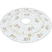 Gold Stars, JOY, Kerstmis... Kerstboom Rok (Gekanteld)