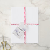 Gold Stars & Lavender Clouds Baby shower Hartelijk Cadeaulabel (Met Touw)