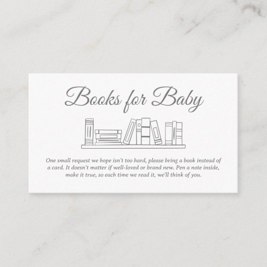 Gold Stars Livres pour Baby Invitation Insertion (Devant)