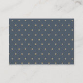 Gold Stars & Lune Baby shower cartes de conseil (Dos)