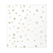 Gold Stars Notitieblok (Voorkant)