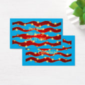 Gold Stars Patriotic Sky Thunder_Cove Visitekaartje (Bureau)