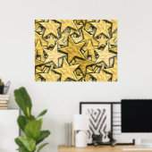 Gold Stars Poster (Thuiskantoor)