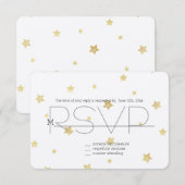 Gold Stars RSVP (Devant / Derrière)