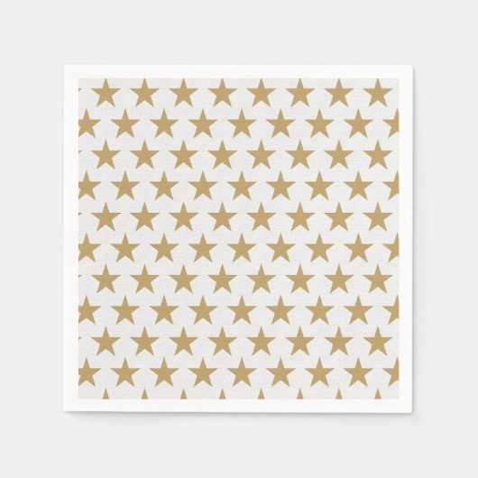 Gold Stars Servet (Voorkant)