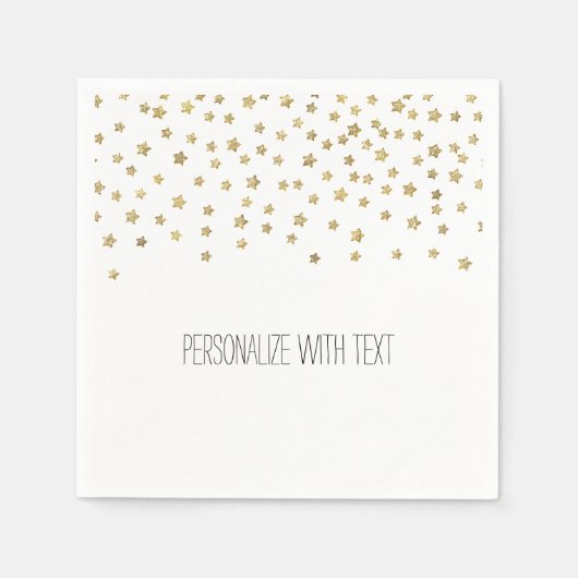 Gold Stars Servetten (Voorkant)