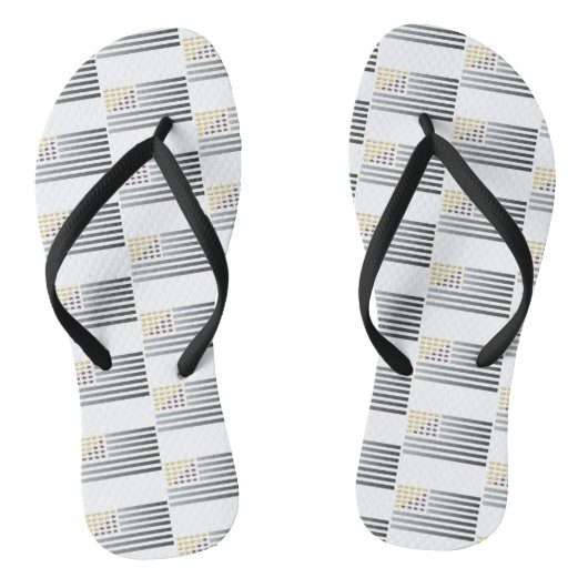 Gold Stars Silver Stripes Teenslippers (Voetbed)