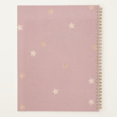 Gold Stars sur rose annuel (Dos)