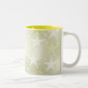 Gold Stars Tweekleurige Koffiemok