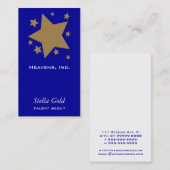 Gold Stars Visitekaartje (Voorkant / Achterkant)