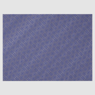 Gold Stars Weefpapier Arabesque Pattern Blue Tissuepapier