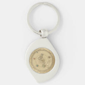 Gold Steampunk Sleutelhanger (Voorkant)
