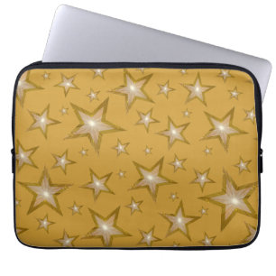 "Gold" sterft 13-inch laptophoes met neopreen Laptop Sleeve