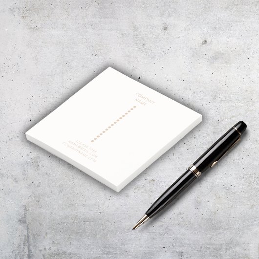 Gold Stippen Minimalist Simple Professional Post-it® Notes