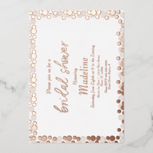 Gold Stippen Pattern Weddenschap Folie geprezen Ui Folie Feestdagenkaart