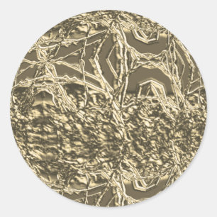 Gold String Jaw Breaker Sticker