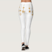 Gold String-Ornamenten Leggings (Achterkant)