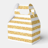 Gold Stripe Gift Box Bedankdoosjes (Voorkant Zijde)