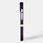 Gold Stripe Lotus Flower Boho Case-Mate iPhone Case (Achterkant / Links)