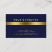 Gold Stripe Visitekaartje (Achterkant)