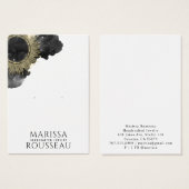 Gold Sun Faux Foil Mandala Porte-Cartes (Devant & derrière)