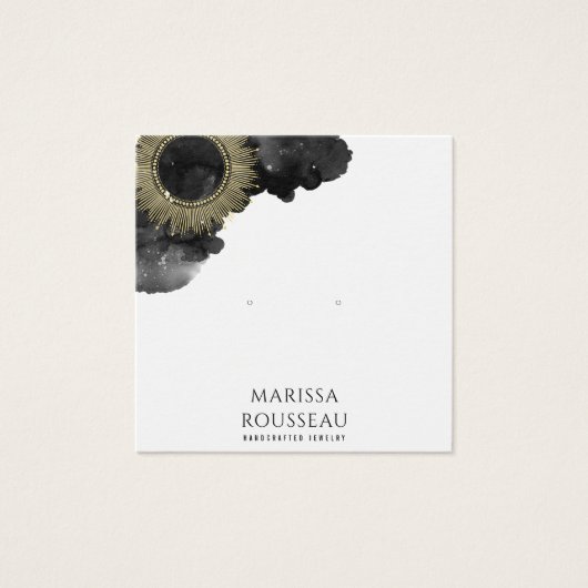 Gold Sun Mandala Stud Écouter des cartes d'afficha (Devant)