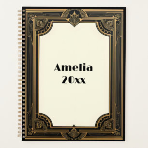 Gold sur Black Art Deco Classic