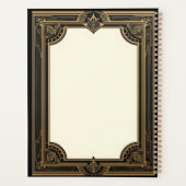 Gold sur Black Art Deco Classic (Dos)