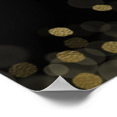 Gold Sweet 16 Ballons Anniversaires Affiche de bie (Coin)