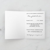 Gold Swirls Invitation de fête d'anniversaire 80e (Intérieur)