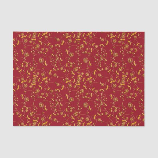 Gold Swirls-papier Tissuepapier (Voorkant)