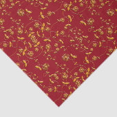 Gold Swirls-papier Tissuepapier (Detail)