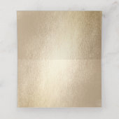 Gold Tall Rectangle Double Happiness Asian Wedding (Binnenkant ongevouwen)