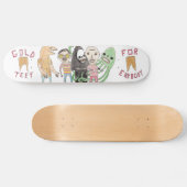 Gold Teef voor Errbody door Patrick Jilbert Skateboard (Horizontaal)