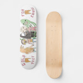 Gold Teef voor Errbody door Patrick Jilbert Skateboard (Voorkant)
