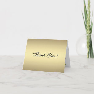 Gold Tennis Blank Merci Cartes
