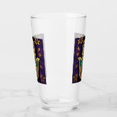 Gold Third Eye Hamsa Glas (Links)
